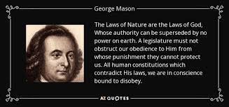 George Mason on The Laws of God