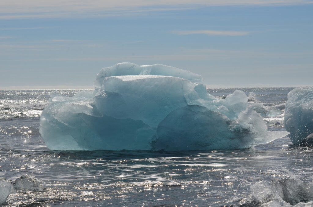 breathtaking view iceberg frigid waters iceland 1