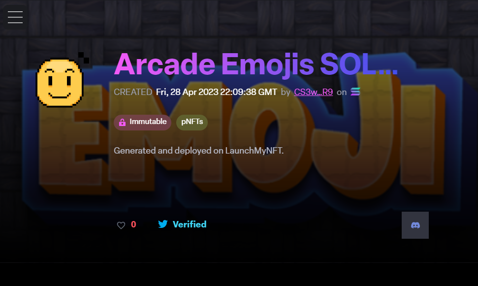 arcade emojis sol nft collection by eye of unity games 1