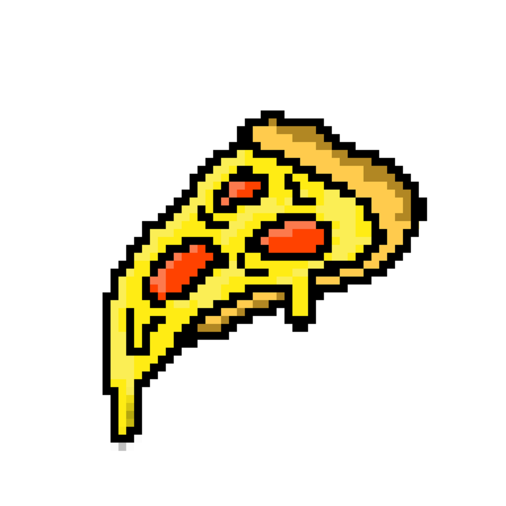 pixel art pizza