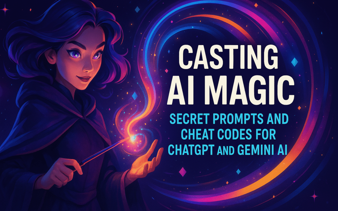 casting ai magic secret prompts and cheat codes for chatgpt and gemini ai