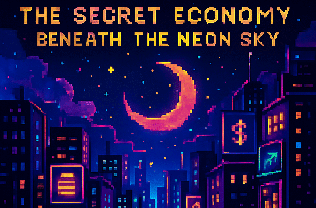 dream in pixel art the secret economy beneath the neon sky