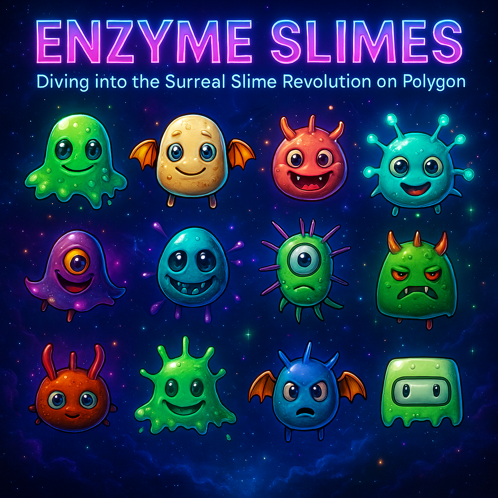 enzyme slimes nft collection diving into the surreal slime revolution on polygon