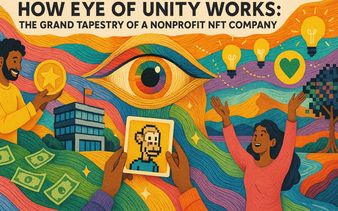 how eye of unity works the grand tapestry of a nonprofit nft company