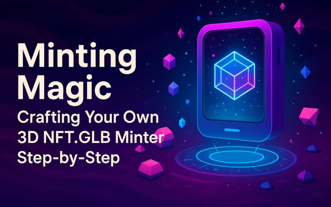 minting magic crafting your own 3d nft .gbl minter step by step