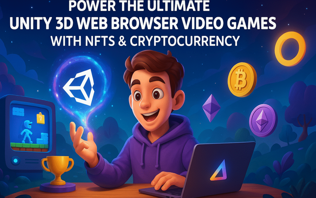 Power the Ultimate Unity 3D Web Browser Video Games with NFTs and Cryptocurrency