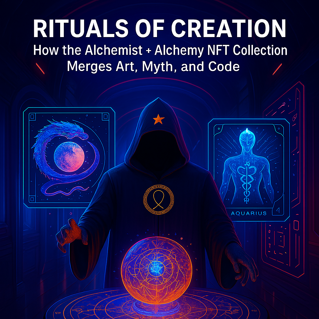 rituals of creation how the alchemist + alchemy nft collection merges art, myth, and code