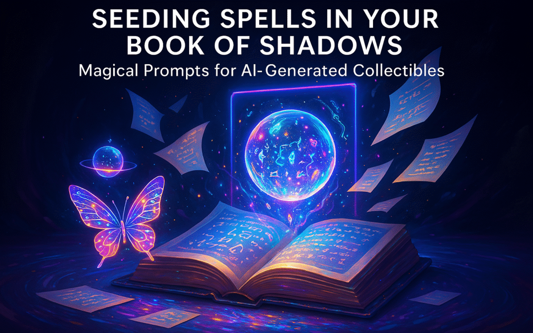 seeding spells in your book of shadows magical prompts for ai generated collectibles