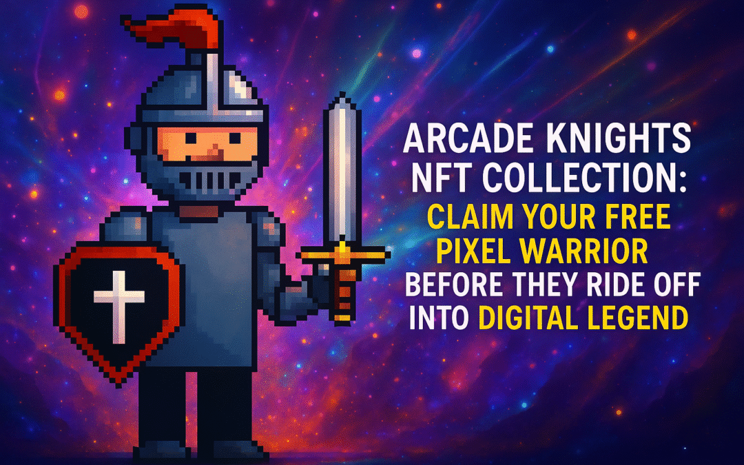 arcade knights nft collection claim your free pixel warrior before they ride off into digital legend