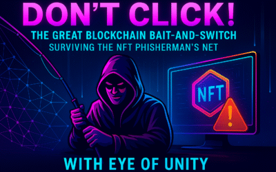 Don’t Click! The Great Blockchain Bait-and-Switch: Surviving the NFT Phisherman’s Net with Eye of Unity