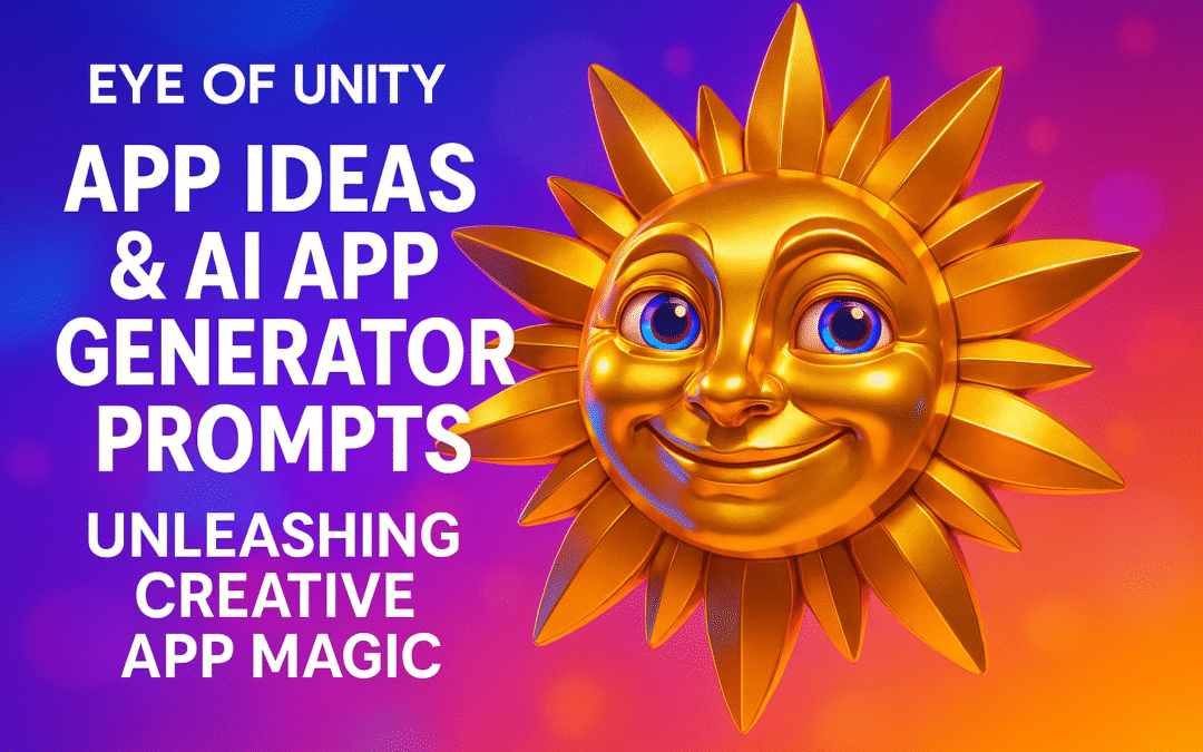 eye of unity app ideas & ai app generator prompts unleashing creative app magic