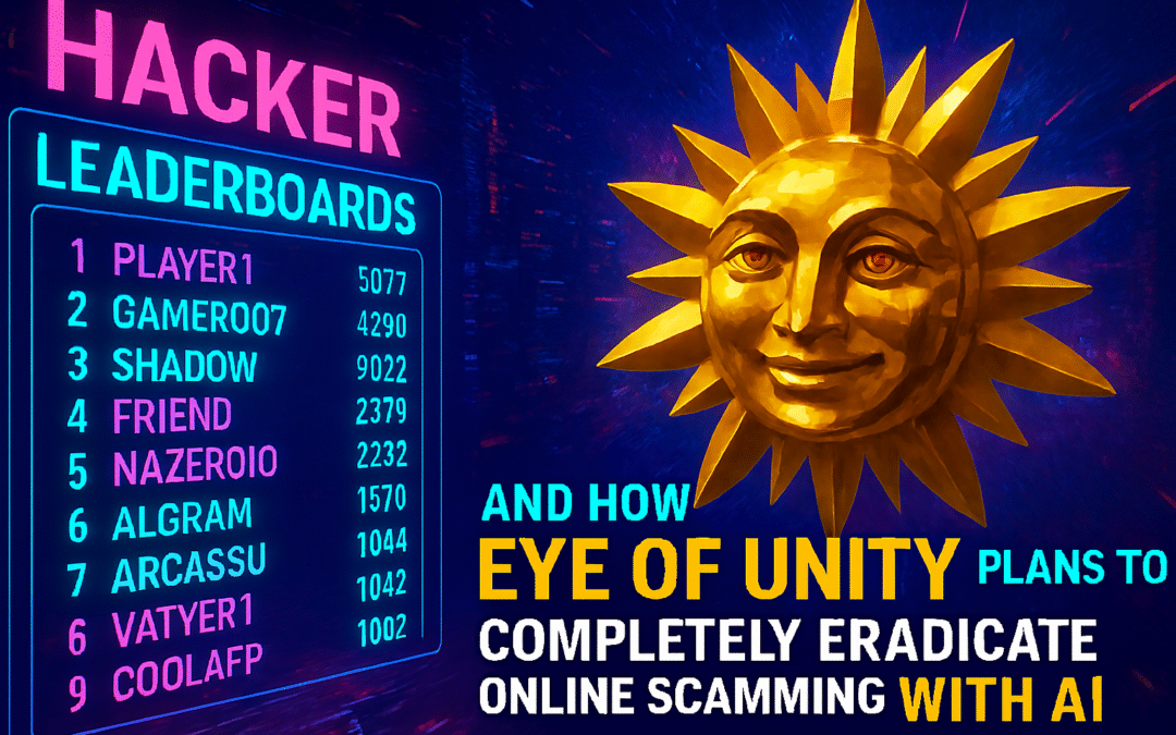 hacker leaderboards and how eye of unity plans to completely eradicate online scamming worldwide with ai