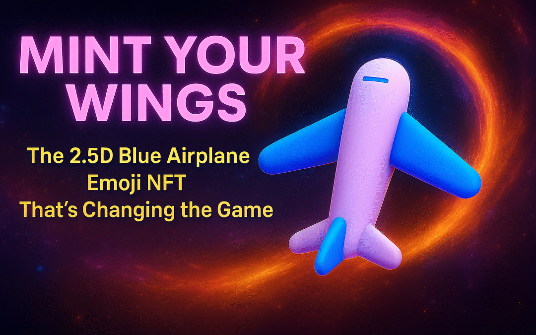mint your wings the 2.5d blue airplane emoji nft that’s changing the game