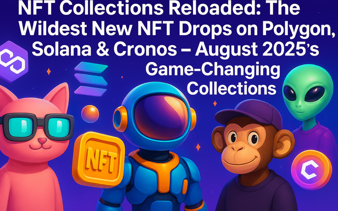 nft collections reloaded the wildest new nft drops on polygon, solana & cronos – august 2025’s game changing collections!
