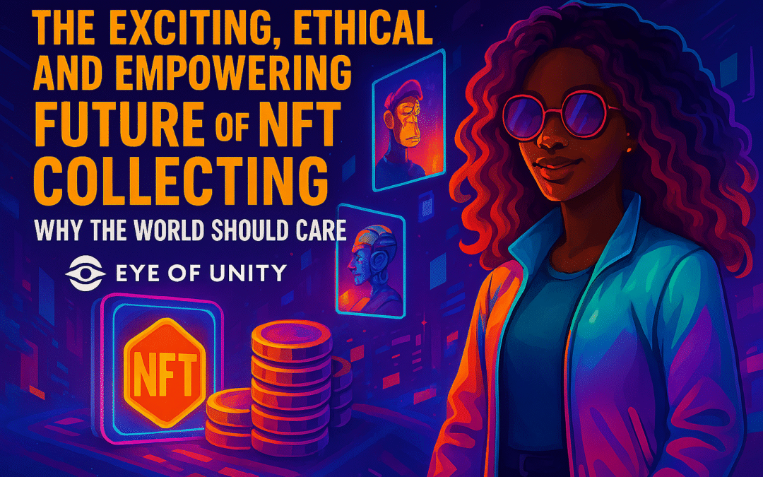 the exciting, ethical, and empowering future of nft collecting why the world should care with eye of unity