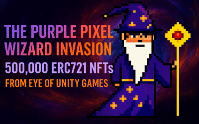 The Purple Pixel Wizard Invasion: 500,000 ERC721 NFTs from Eye of Unity Games