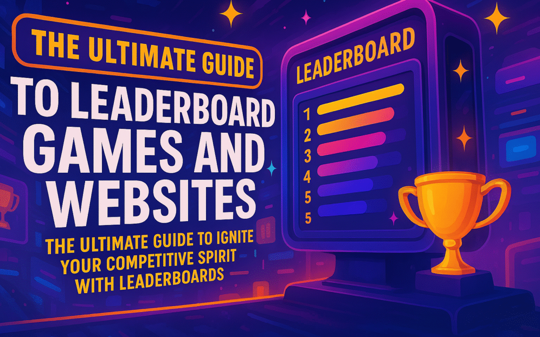 The Ultimate Guide to Leaderboard Games and Websites that Ignite Your Competitive Spirit