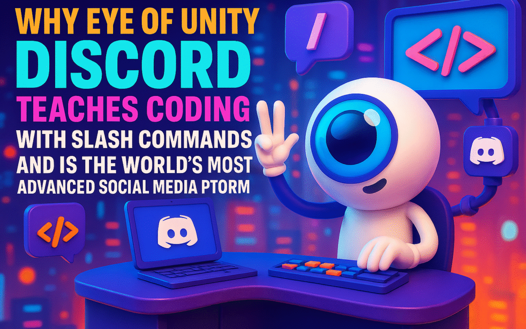 why eye of unity discord teaches coding with slash commands and is the world’s most advanced social media platform