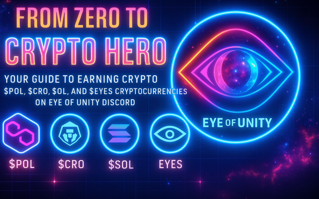 From Zero to Crypto Hero Your Guide to Earning Crypto With $POL, $CRO, $SOL, and $EYES Cryptocurrencies on Eye of Unity Discord