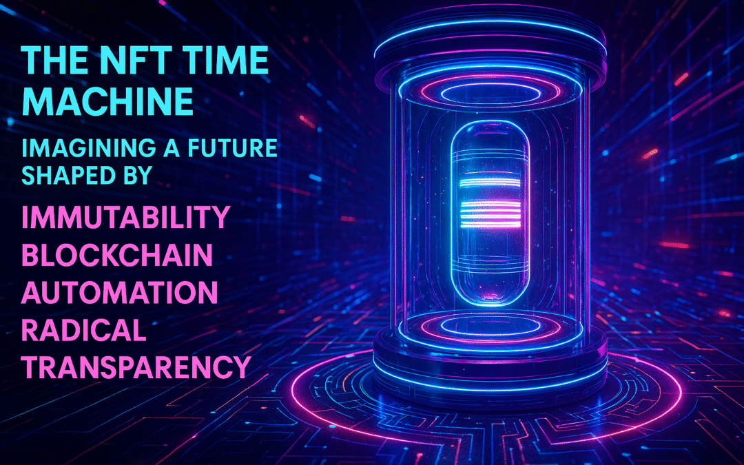 The NFT Time Machine Imagining a Future Shaped by Immutability, Blockchain Automation, and Radical Transparency