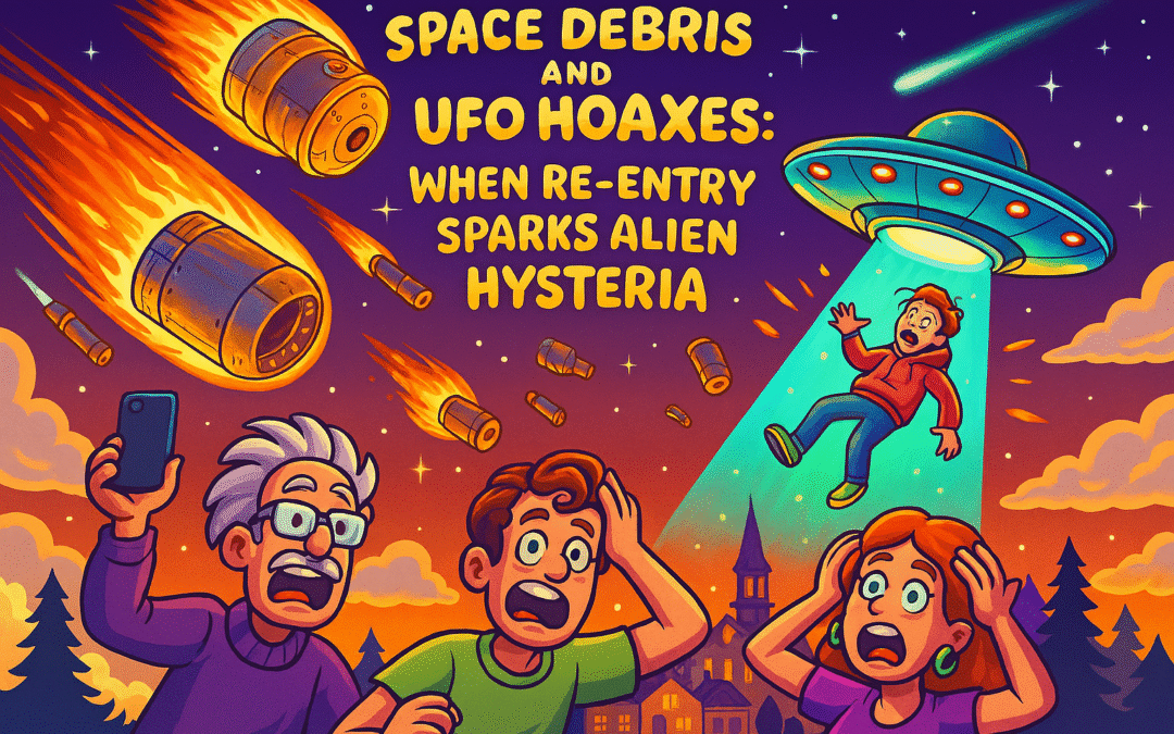Space Debris and UFO Hoaxes: When Re-Entry Sparks Alien Hysteria